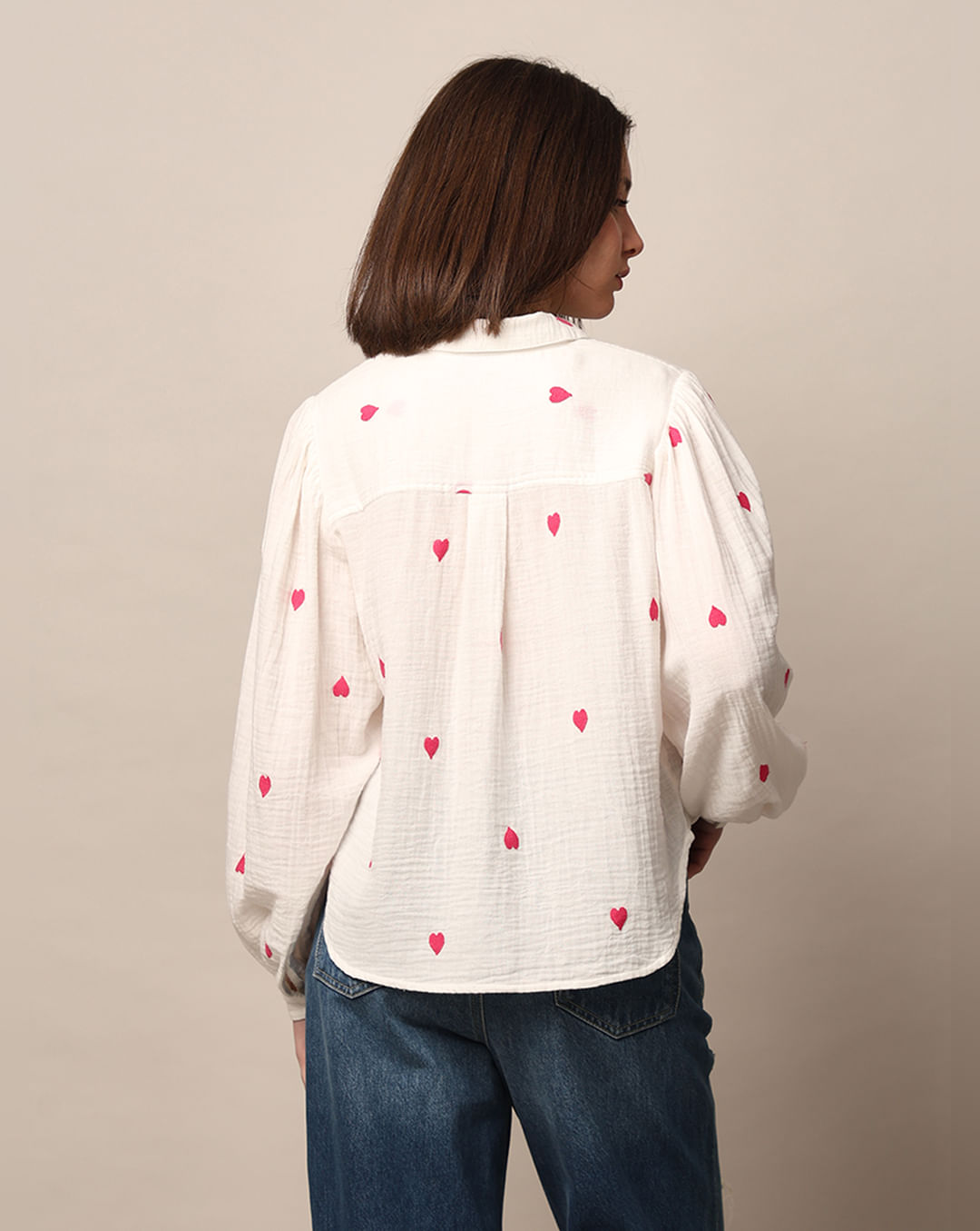 White Embroidered Shirt